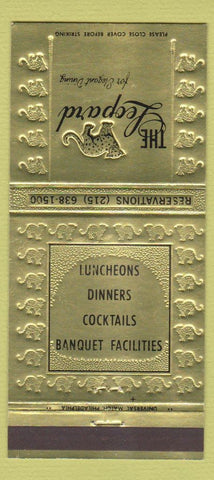 Matchbook Cover - Leopard Restaurant Holiday Inn Cornwells Heights PA 30 Strike
