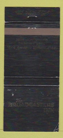 Matchbook Cover - Broadcasters Inn Queens NY WEAR 30 Strike