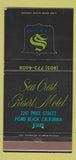 Matchbook Cover - Sea Crest Resort Motel Pismo Beach CA 30 Strike