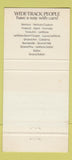 Matchbook Cover - Hughes Pontiac Santa Barbara CA Cameo White 30 Strike