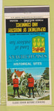 Matchbook Cover - Saskatchewan SK Tourism Historical Sites 30 Strike