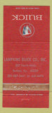 Matchbook Cover - Lampkins Buick Benton KY WORN 30 Strike