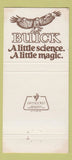 Matchbook Cover - 1978 Buick 75th Anniversary 30 Strike