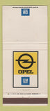 Matchbook Cover - GM General Motors Opel 30 Strike