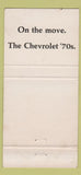 Matchbook Cover - Luckenbaugh Chevrolet Spring Grove PA 30 Strike