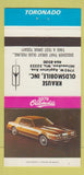 Matchbook Cover - Krause Oldsmobile Milwaukee WI Toronado 30 Strike