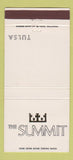 Matchbook Cover - Summit Tulsa OK 30 Strike