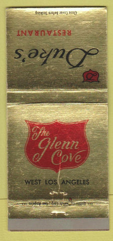 Matchbook Cover - Duke's Restaurant West Los Angeles CA WEAR 30 Strike