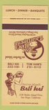 Matchbook Cover - Bali Hai Shelder Island San Diego CA 30 Strike