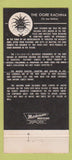Matchbook Cover - Arizona Bank Ogre Kachina 30 Strike
