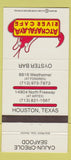 Matchbook Cover - Atchafalaya River Cafe Creole Cajun Houston TX 30 Strike