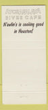 Matchbook Cover - Atchafalaya River Cafe Creole Cajun Houston TX 30 Strike