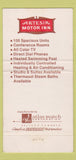 Matchbook Cover - Artesia Motor Inn Compton CA 30 Strike