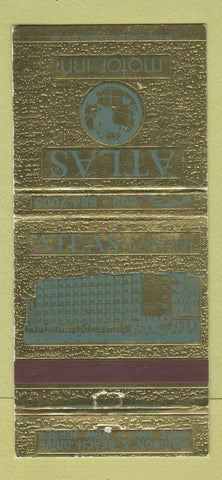 Matchbook Cover - Atlas Motor Inn Cape May NJ WEAR 30 Strike