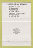 Matchbook Cover - ATS Transport Trucking North Ridgeville OH 40 Strike