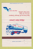 Matchbook Cover - Atlas Van Lines Trucking Boyd Moving Louisville KY 40 Strike