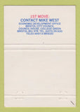 Matchbook Cover - 1st Bristol UK England 40 Strike