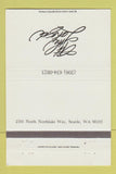 Matchbook Cover - At the Lakeside Seattle WA 40 Strike