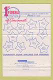 Matchbook Cover - 1st Federal Savings Loan Cincinnati OH 40 Strike