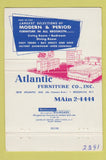 Matchbook Cover - Atlantic Furniture Brooklyn NY 40 Strike