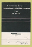 Matchbook Cover - DW Newcomer's Sons  40 Strike