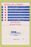 Matchbook Cover - Arthur Downer Insurance Newark NJ WORN 40 Strike