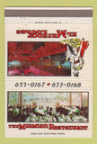 Matchbook Cover - Miamian Restaurant El Matador Miami FL 40 Strike