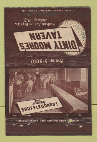 Matchbook Cover - Dinty Moore's Tavern Albany NY WEAR 40 Strike