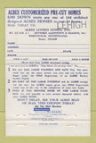 Matchbook Cover - Albee Homes Wescosville PA Lehigh 40 Strike