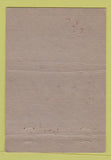 Matchbook Cover - West Hotel Winnipeg MB 40 Strike