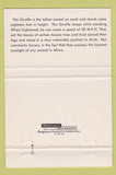 Matchbook Cover - World of Animals Dallas TX Giraffe  40 Strike