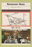 Matchbook Cover - Janin Restaurant Luxembourg 40 Strike