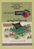 Matchbook Cover - Betty Rose Clothes Lapeer MI low phone WEAR 40 Strike