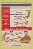 Matchbook Cover - Summerton Motel SC pecan pie 40 Strike