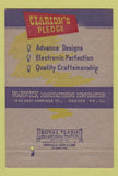 Matchbook Cover - Beales Electric Appliance Clarion Radio Lynwood CA 40 Strike