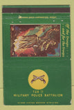 Matchbook Cover - Military Police Battalion 728th postcard 40 Strike
