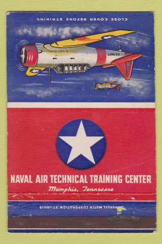 Matchbook Cover - Navy Air Technical Training Center Memphis TN 40 Strike