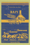 Matchbook Cover - Fort Carson Exchange Colorado WEAR 40 Strike