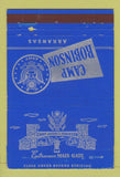 Matchbook Cover - Camp Robinson US Army AR postcard 40 Strike