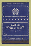 Matchbook Cover - US Coast Guard Patrol Base Wilmington DE 40 Strike