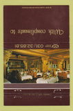 Matchbook Cover - China Garden Restaurant Antwerp Belgium 40 Strike
