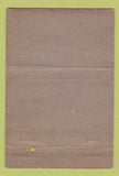 Matchbook Cover - US Marine Corps WORN 40 Strike