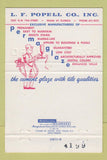 Matchbook Cover - Perma Glaze Cement Miami FL  40 Strike