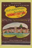 Matchbook Cover - Keller Lumber Wheeling WV 40 Strike
