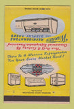 Matchbook Cover - Warren Refrigerator Displays Atlanta GA 40 Strike