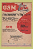 Matchbook Cover - GSM Remanufactured Engines Chrysler  40 Strike