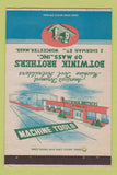 Matchbook Cover - Botwinik Brothers Worcester MA Machine Tools 40 Strike