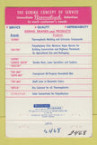 Matchbook Cover - Gering Products Plastic Kenilworth NJ 40 Strike