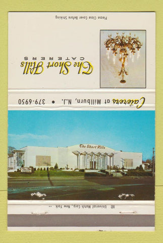 Matchbook Cover - Short Hills Catering Millburn NJ 40 Strike