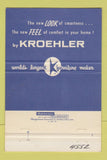 Matchbook Cover - Kroehler Furniture Lang's Cleveland OH 40 Strike